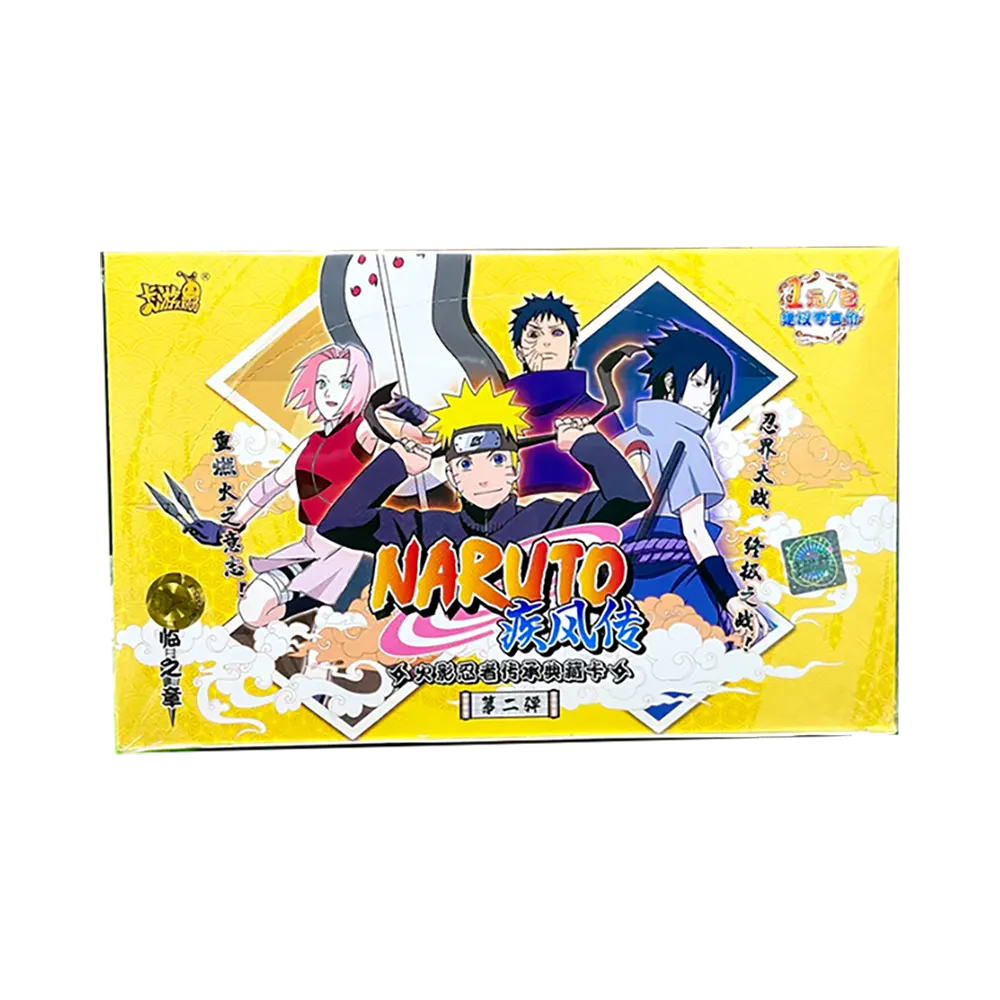 Boîte Display Kayou Naruto Série 1 - 30 Boosters, 150 Cartes Collection - édition Chinoise
