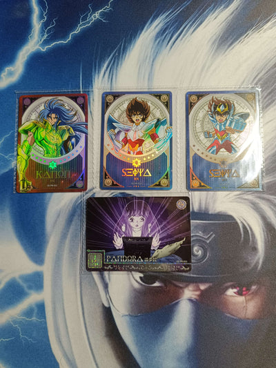 [Saint Seiya] Lot de PR-3, 11, 13, 15 (Carte Promo)