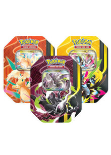 Lot de 3 Pokébox – Méga Forces – Pokémon – Dracolosse Ex – Darkrai Ex – Zeraora Ex – FR