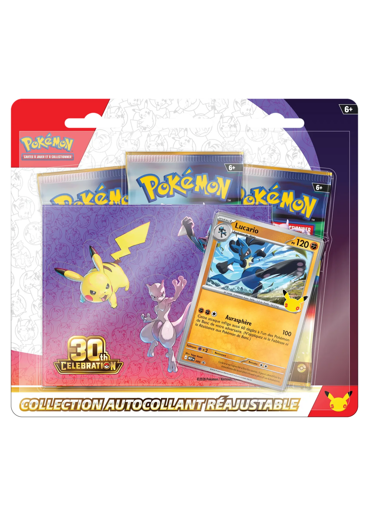 [Précommande] Tripack Collection autocollant réajustable 30ᵉ Anniversaire