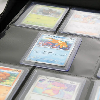 [PHOENIX SHIELD] TOPLOADER Portfolio Deluxe 360 noir - Simili Cuir Zippé