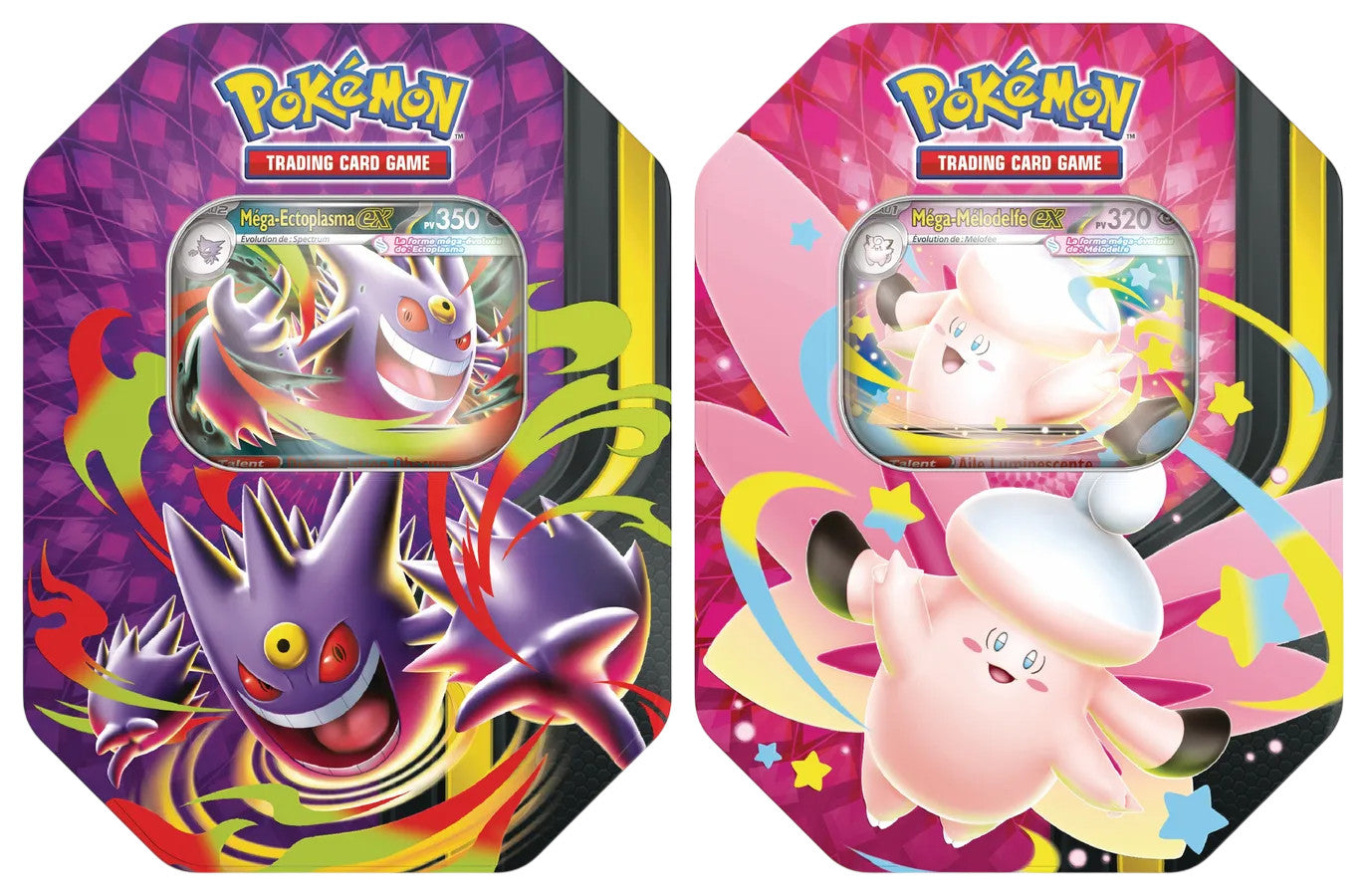 Duo Pokebox Méga Ectoplasma EX et Méga Mélodelfe EX