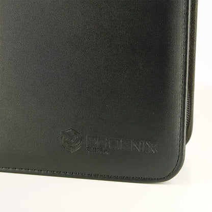 [PHOENIX SHIELD] TOPLOADER Portfolio Deluxe 360 noir - Simili Cuir Zippé