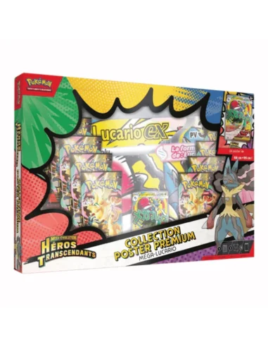 [Précommande] Coffret Collection Poster Premium – Méga-Gardevoir ou Lucario – Héros Transcendants – ME2.5