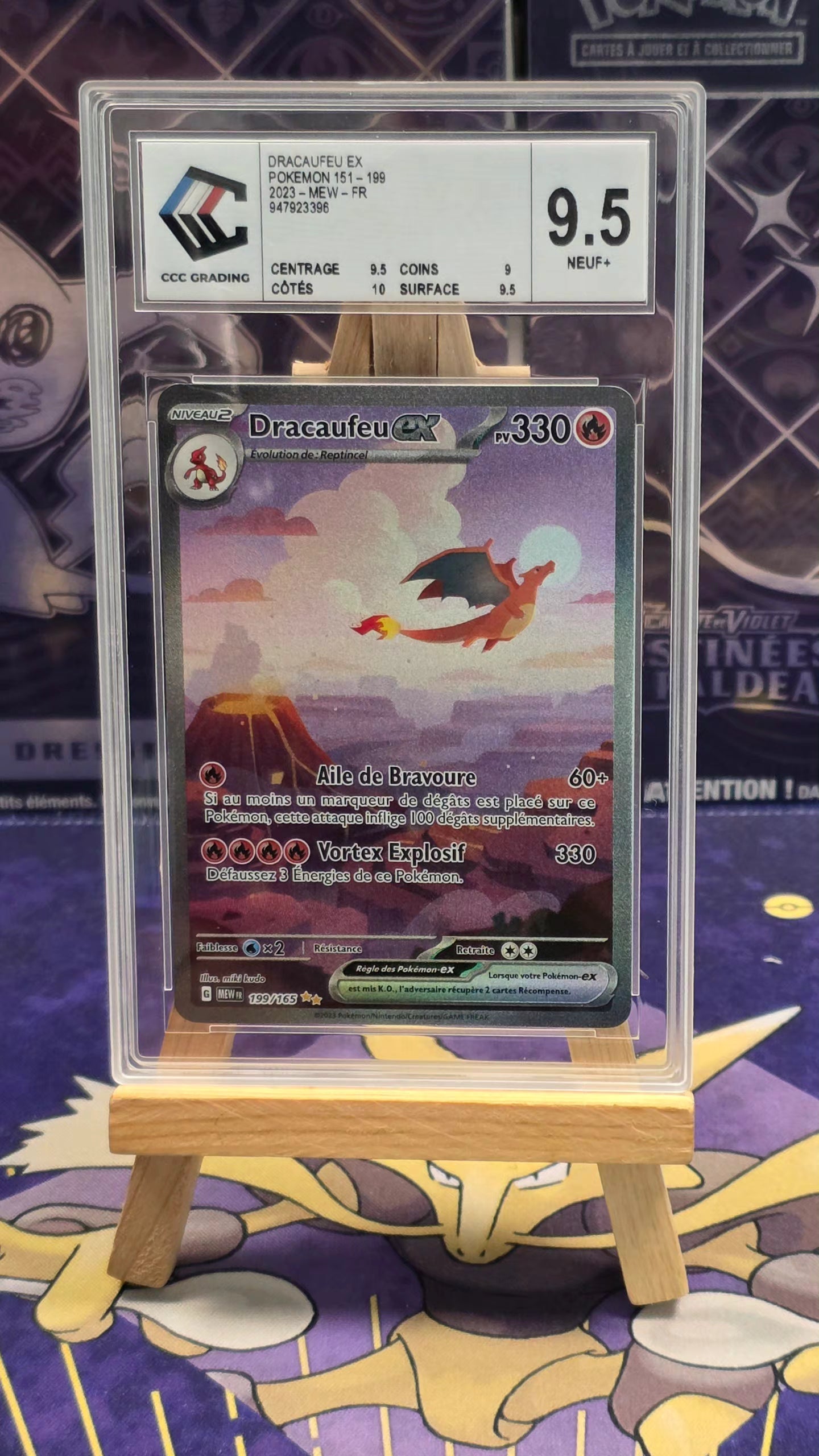 Dracaufeu Mew 199 CCC 9.5