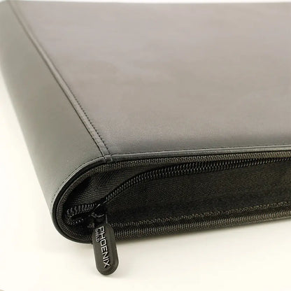 [PHOENIX SHIELD] TOPLOADER Portfolio Deluxe 360 noir - Simili Cuir Zippé